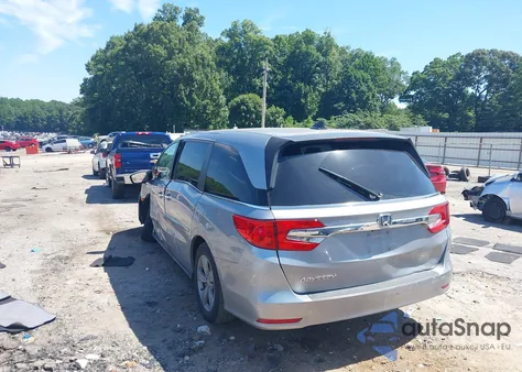 2018 Honda Odyssey Ex-L из США, поврежденный, VIN 5FNRL6H78JB074742